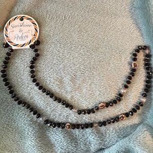 Beaded Necklace and Earrings